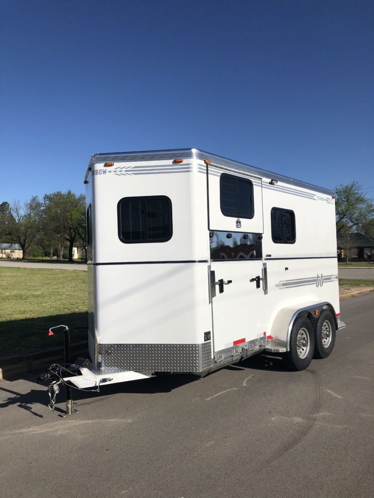 Reverse Slant Load Bumper Pull horse trailers Oklahoma